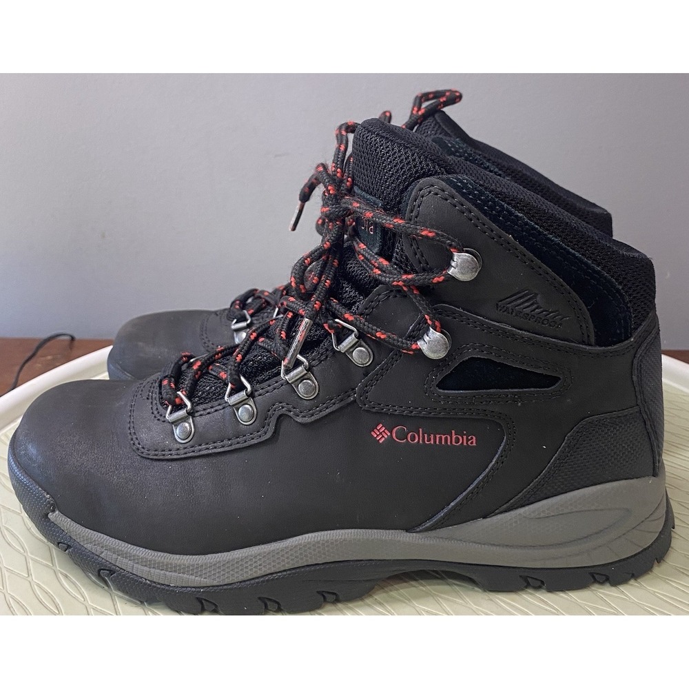 Columbia Women's‎ Newton Ridge Waterproof Black Winter Hiking Ankle Boots 10 EUC - Picture 3 of 11